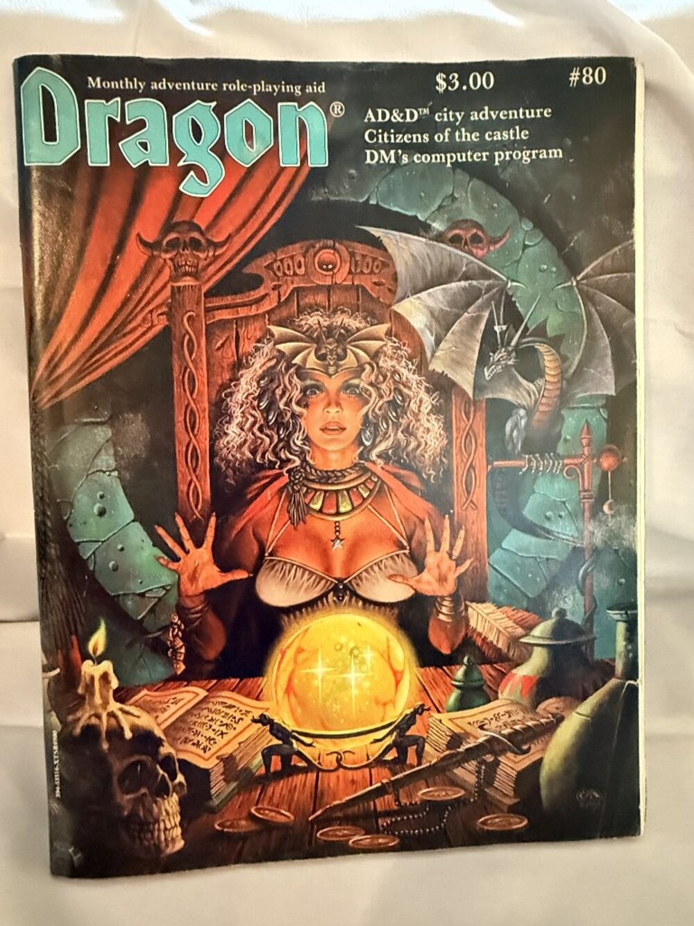 1983 TSR Dragon #80 - Vintage Book
